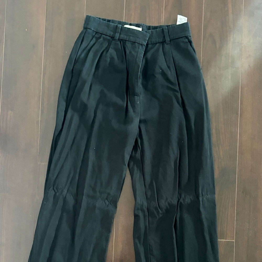 Abercrombie & Fitch Women's Black Trousers size S Long